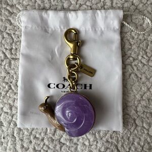 Coach Purple Snail Bag Charm